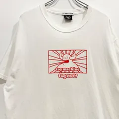 FLAGSTUFF フラグスタフ Toy Machine トイマシーン 半袖Tシャツ ホワイト【送料込み】のサムネイル