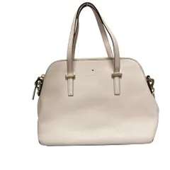 美品 kate spade new york ケイトスペードニューヨーク サフィアーノレザー 2WAY ショルダーバッグ ピンク レディース 古着 中古 USED