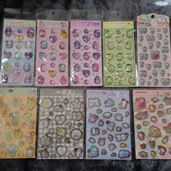 ※ストーンシールマイメロディ＆クロミ完売※　　　新品 シールまとめ売り サンリオ ライセンス 正規品 キャラクター ストーンシール キャンディシール ぷくっとシール 大人気 シール交換 シール帳 シール帳完成品