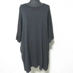 美品 25SS relume レリューム ジャーナルスタンダード ウォッシャブルクールポンチョプルオーバー 25080462835120 サイズF ブラック レディース 古着 中古 USED