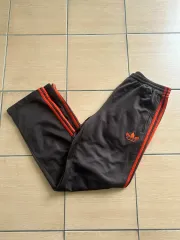 00s アディダス ファイヤーバード トラックパンツ ダークブラウン