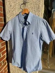 ポロ ボタンダウン チェック シャツ