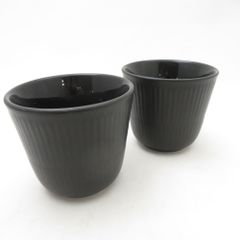 アリタポーセリンラボ：CONIC（コニック）段重 ブラックライン 2組