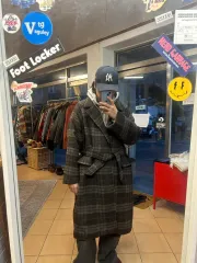 ビームス ハート チェック ロングコート