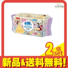 レック 水99%あかちゃんのおしりふき ディズニー プリンセス 80枚× 3個パック 2個セット まとめ売り
