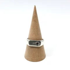 【中古品】 SAAD サード SV925 SUN SYMBOL SQUARE SIGNET RING サンシンボル スクエア シグネットリング アクセサリー 【191-260218-rt-12-tag】
