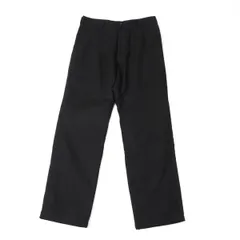 コムデギャルソンオムCOMME des GARCONS HOMME ウール裏ストライプパンツ 黒S
