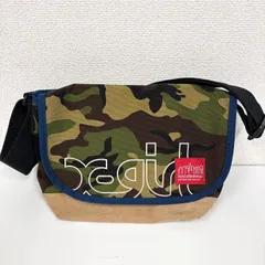 【111-a】X-girl　エックスガール　Manhattan Portage　迷彩柄　カモフラ　メッセンジャーバッグ　ショルダー