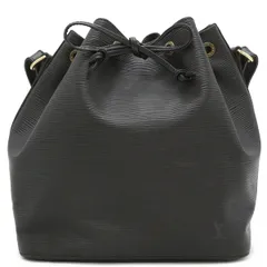 ルイヴィトン LOUIS VUITTON ショルダーバッグ プチノエ エピレザー ノワール ゴールド金具 巾着 黒  M59012 AR0938 【保存袋】【中古】