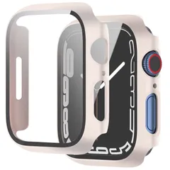 【数量限定】Apple Watch ケース Series SE2/SE/6/5/4 40mm 対応 アップルウォッチ 専用 保護ケース PC素材 カバー ガラスフィルム一体型 全面保護 二重構造 防塵 日本旭硝子材 キズ防止 軽量(Series SE2/SE/