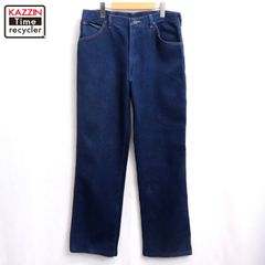 90s Wrangler 2tuck baggy denim slacks - メルカリ