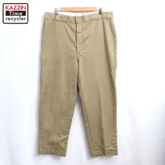 70s vintage L.L.Bean 裏地フリース 筆記体タグ チノ パンツ メンズ Lサイズ相当のサムネイル