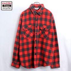 90's FIVEBROTHER ブロックチェックネルシャツ表記(L) USA製 - メルカリ