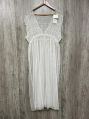 美品 CIAOPANIC TYPY チャオパニックティピー ２WAY シアー Aライン ワンピース sizeF/白 ■■ レディース