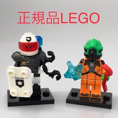 正規品 中古 LEGO レゴ ミニフィギュアシリーズ21  ミニフィグ　2個　まとめ売り N0-132 ※宇宙ポリス　悪のエイリアン　プレート　71029 361