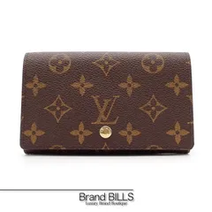 未使用品 LOUIS VUITTON ルイ ヴィトン ポルトモネ・ビエ・トレゾール 折り財布 M61730 旧型 モノグラム ブラウン ゴールド金具 レディース