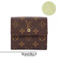 未使用品 LOUIS VUITTON ルイ ヴィトン ポルトフォイユ・エリーズ 折り財布 M60237 Wホック モノグラム・フルリ ブラウン ヴェール ゴールド金具 レディース