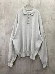 FREAK'S STORE フリークスストア スウェット ポロシャツ トレーナー オーバーサイズ sizeF/グレー  ■◇ メンズ