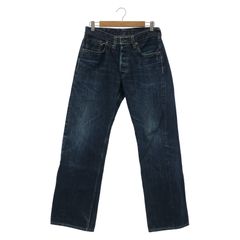 【中古】SUGAR CANE セルビッチデニムパンツ W31 L34 ネイビー シュガーケーン[10]