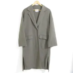 美品 BEAUTY&YOUTH ビューティー＆ユース ユナイテッドアローズ ビーバーリバー テーラードコート チェスターコート Ｓ ブラウン レディース 古着 中古 USED