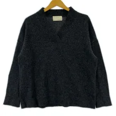 UNTITLED アンタイトル Ⅴネックニット size2/ダークグレー
