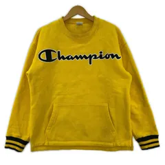 Champion チャンピオン ロゴスウェット sizeMEDIUM /イエロー