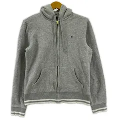 TOMMY HILFIGER トミーヒルフィガー 裏起毛 ジップパーカー sizeS/P/ライトグレー