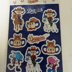 中日ドラゴンズのステッカーとキーホルダー