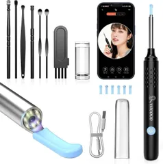 耳かきカメラ1920P 耳掻き カメラ付き3.5mm ワイヤレスWiFi みみかき耳掃除 iOS/Android対応 Type-c充電 日本語取扱説明書付き NABI_806