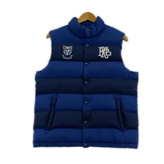 POLO RALPH LAUREN ポロ・ラルフローレン ボーダーダウンベスト sizeL(14-16)/ネイビー