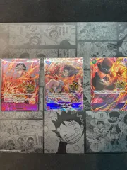 [未開封]３周年記念三兄弟セット〈ルフィ・エース・サボ〉[3rd ANNIVERSARY SET]