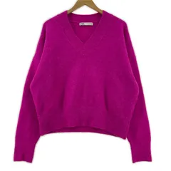 ZARAザラ Ⅴネックニット sizeEUR S/ピンク