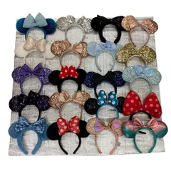 186001 東京ディズニーリゾート ディズニー ミニーカチューシャ ユニセックス 20点まとめ売り