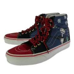 VANS バンズ 721356 ナイトメアビフォアクリスマス ハイカットスニーカー size26.0CM/ネイビー系×ブラック×レッド