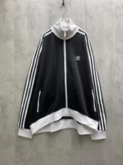 美品 adidas アディダス アディカラー クラシック トラック ジャケット ジャージ sizeXL/白ｘ黒 ■◇メンズ