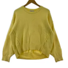 CIAOPANIC TYPY チャオパニックティピー ウール混 クルーネックニット sizeONE/イエロー