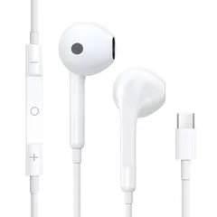 タイプc イヤホン iPhone15/16/17対応 有線イヤホン Type-C イヤフォン HiFi クリア通話 音量調節 USB-C ヘッドホン cタイプ インターフェース使用 リモコン付き 重低音 カナル型 iPhone15シリーズ/16シリーズ/17シ