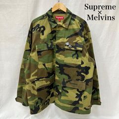 シュプリーム x Melvins メルヴィンズ BDU Jacket ミリタリージャケット Woodland Camo カモ メンズ L ISItems【USED】【古着】【中古】50153365