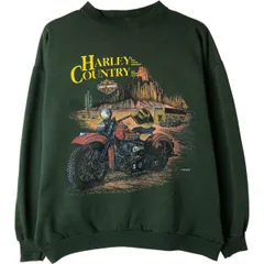 古着 ハーレーダビッドソン Harley-Davidson アドバタイジング スウェットシャツ トレーナー USA製 メンズL相当/eaa615721