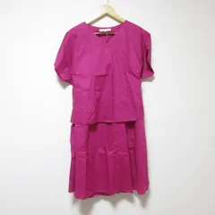 未使用 23区 ブラウス イージースカート セットアップ 40 パープル系 レディース 古着 中古 USED