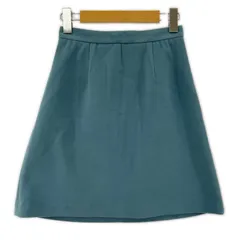 N.Natural Beauty Basic エヌ ナチュラルビューティーベーシック フェイクスエード ミニスカート sizeS/ライトブルー