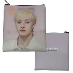 バンチャン Stray Kids ストレイキッズ スキズ 柔らかい 合皮製 ミニ ポーチ 小物入れ 韓流 グッズ gj125-1