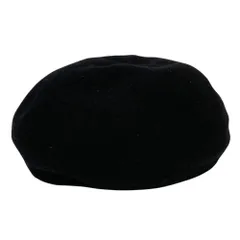 良品 CA4LA カシラ ウールフェルト ベレー帽 ブラック レディース 古着 中古 USED