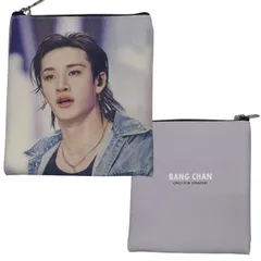 バンチャン StrayKids ストレイキッズ スキズ 柔らかい 合皮製 ミニ ポーチ 小物入れ 韓流 グッズ gj125-2
