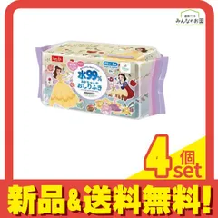レック 水99%あかちゃんのおしりふき ディズニー プリンセス 80枚× 3個パック 4個セット まとめ売り