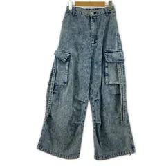 LILL リル カーゴデニムパンツ sizeS/ブルー