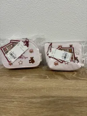 gelato pique ジェラートピケ ベア柄 ポーチ2点セット ピンク PWGB255721 PWGB255722 新品