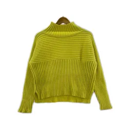 ROPE PICNIC ロペピクニック ハイネック リブニット size38/イエロー