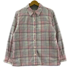 L.L.Bean エルエルビーン 裏フリース チェック シャツジャケット sizeXS/ライトピンク