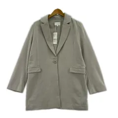 美品  rienda リエンダ タグ付きテーラードジャケット sizeS/ライトグレー